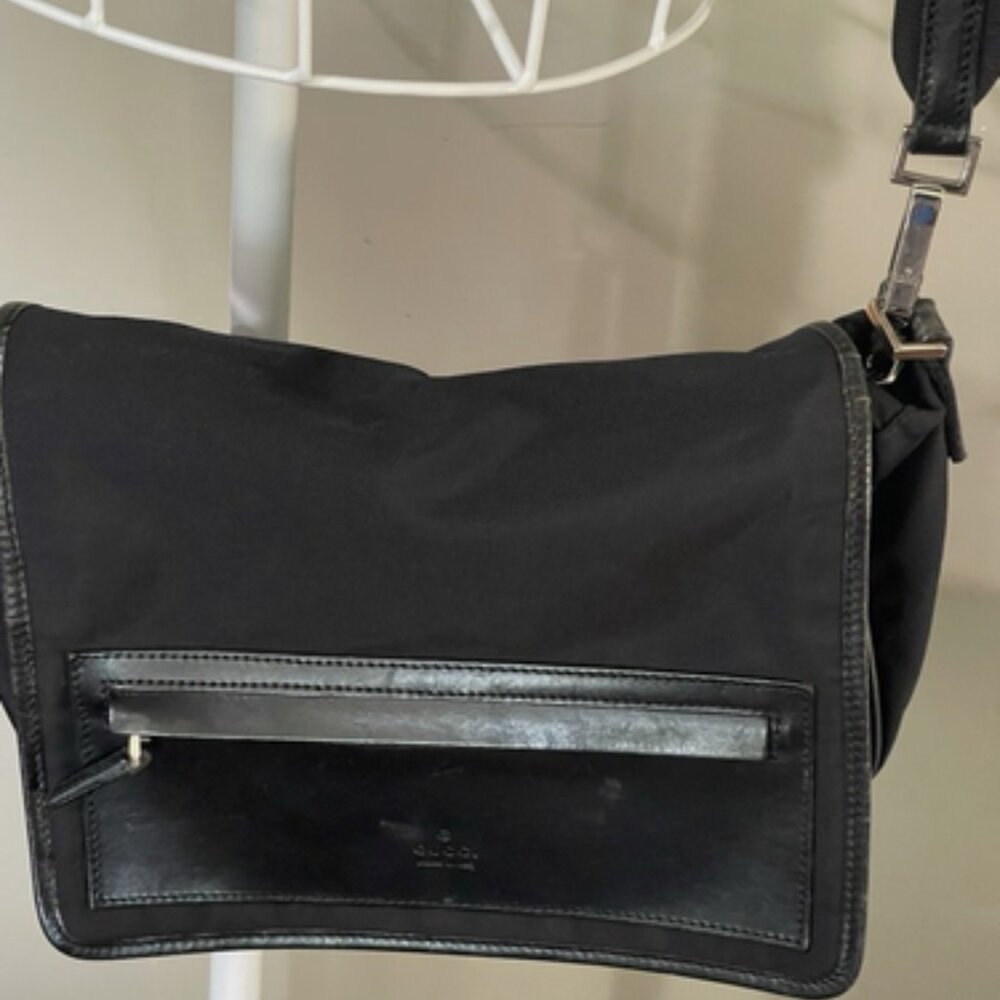 Gucci Nylon Black Crossbody Authentic Bag